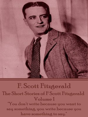 cover image of The Short Stories of F Scott Fitzgerald: Volume 1